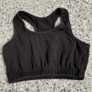 Black Sports Bra